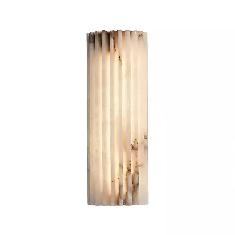 LUME Fluted Marble Wall Light