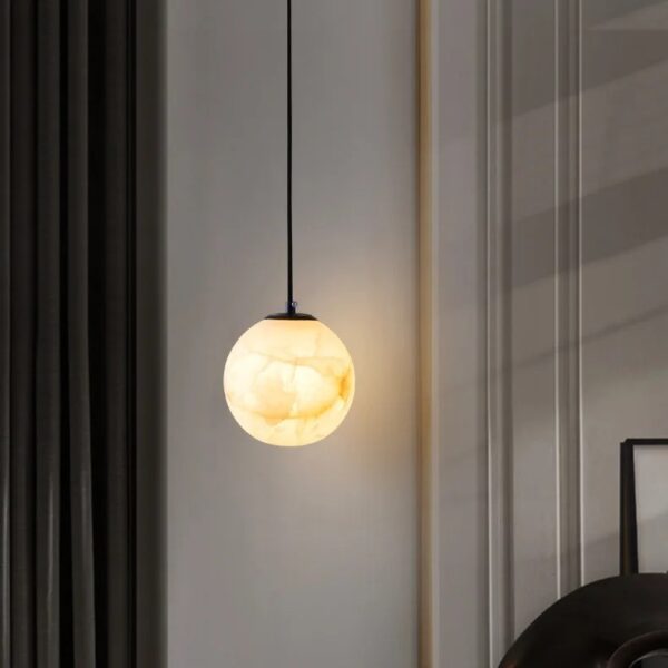 ALMA Alabaster Sphere Pendant