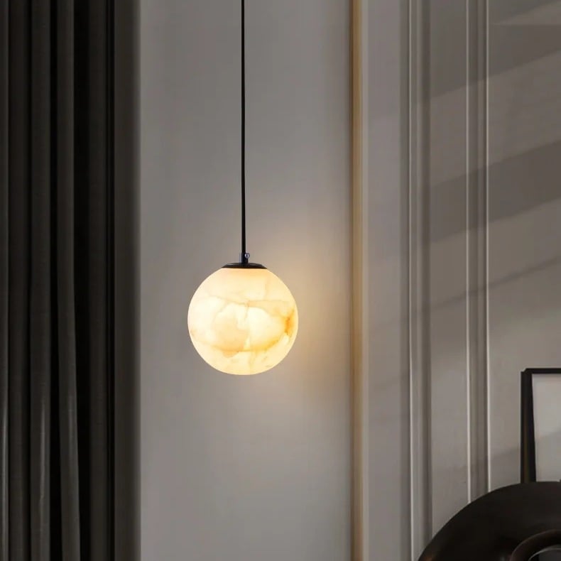 ALMA Alabaster Sphere Pendant
