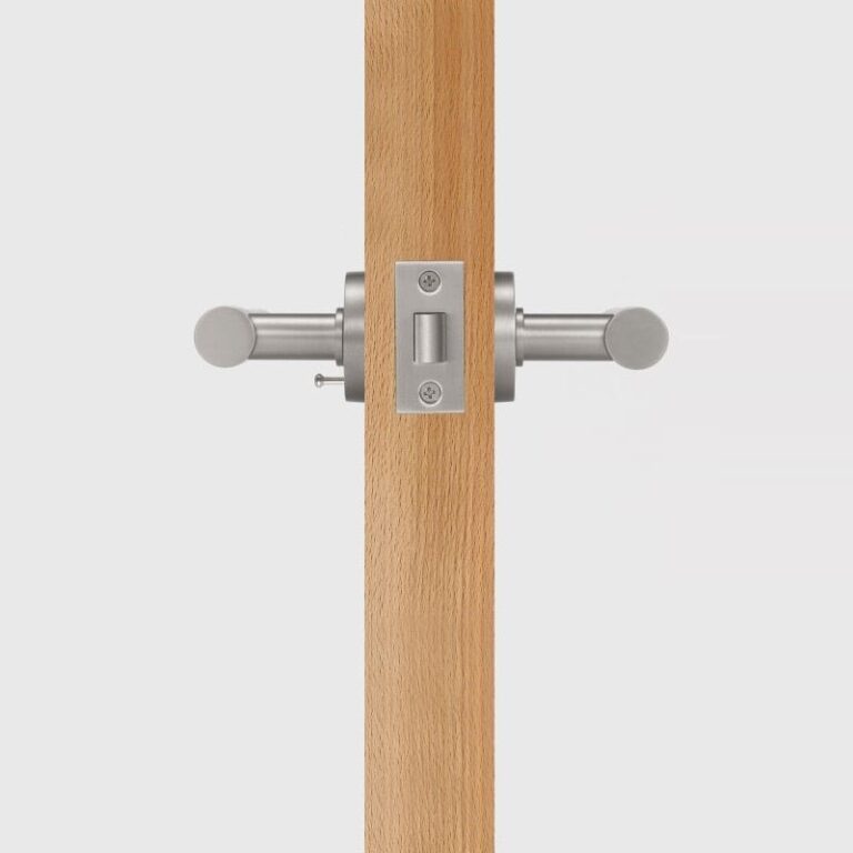 Satin-Nickel | Datenschutz (Rose-Button)