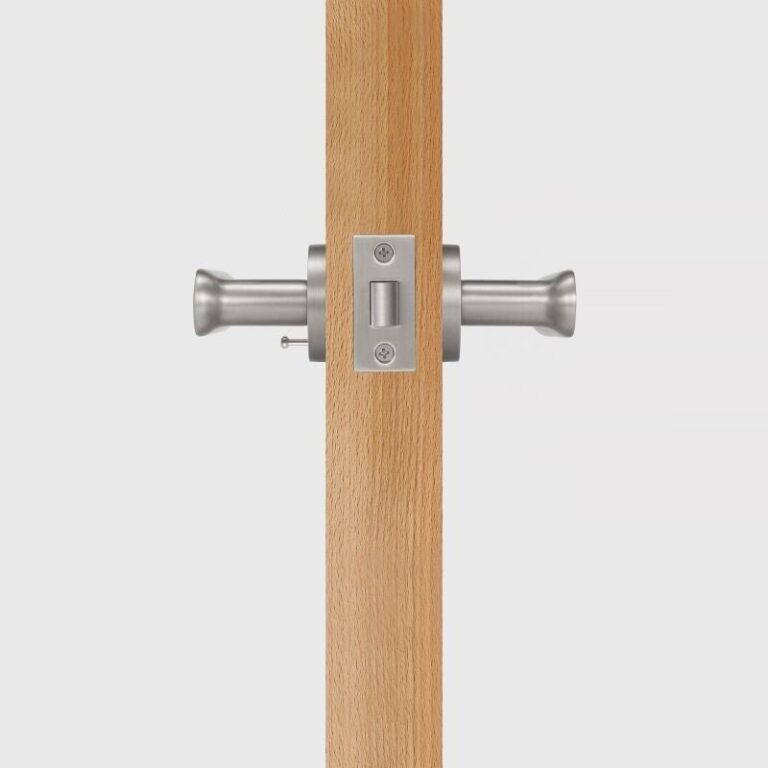 Satin-Nickel | Datenschutz (Rose-Button)