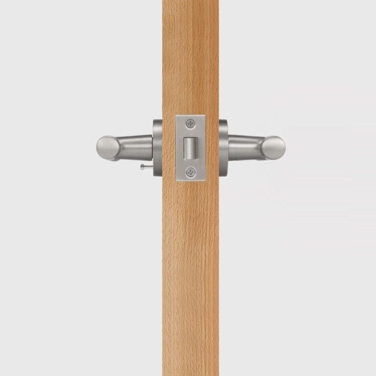 Satin-Nickel | Datenschutz (Rose-Button)