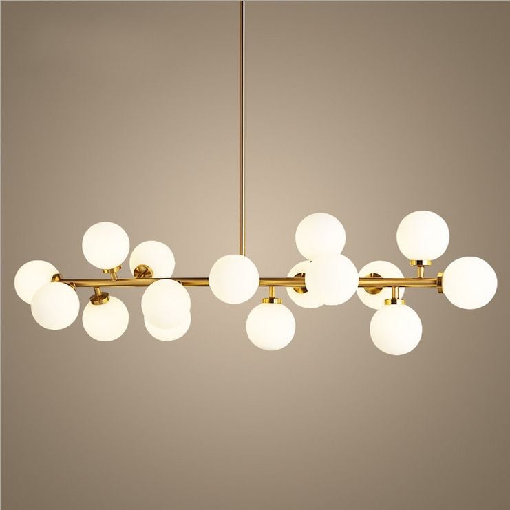 IGNIS Frosted Glass Chandelier