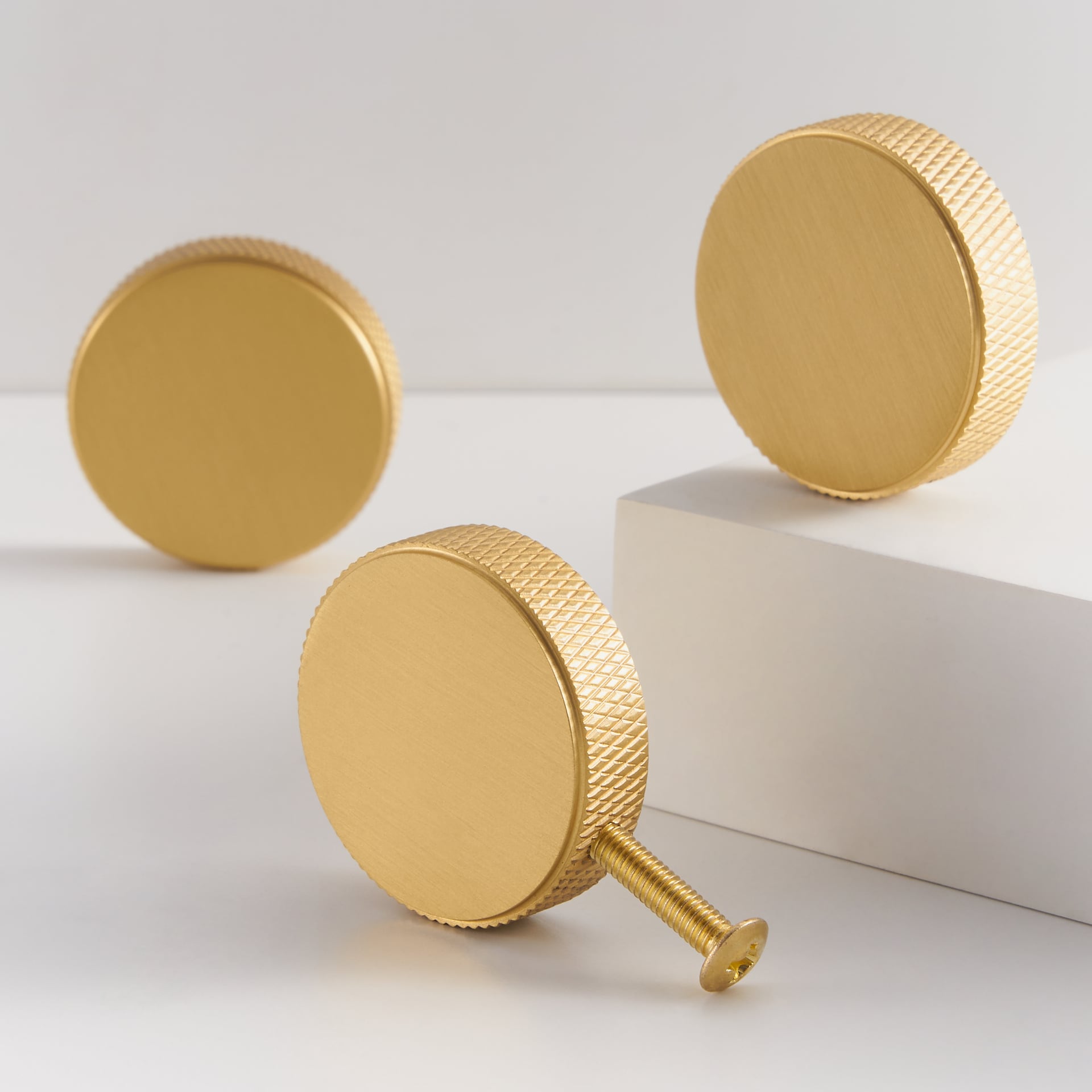 KERMA Solid Brass Knob - Disc