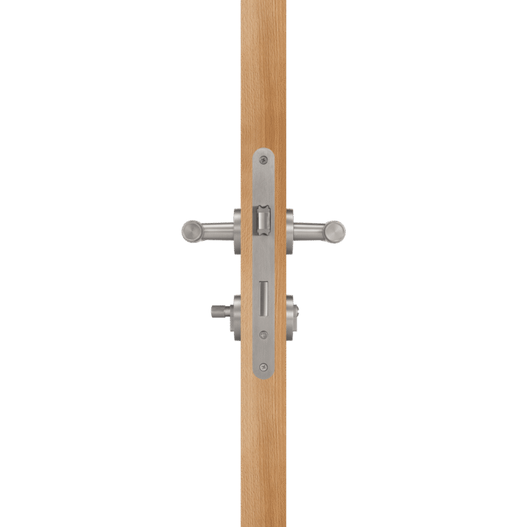 Satin-Nickel | Einsteckschloss (Drehknauf)