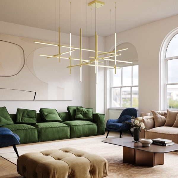 LINEA Multi-Tube Chandelier