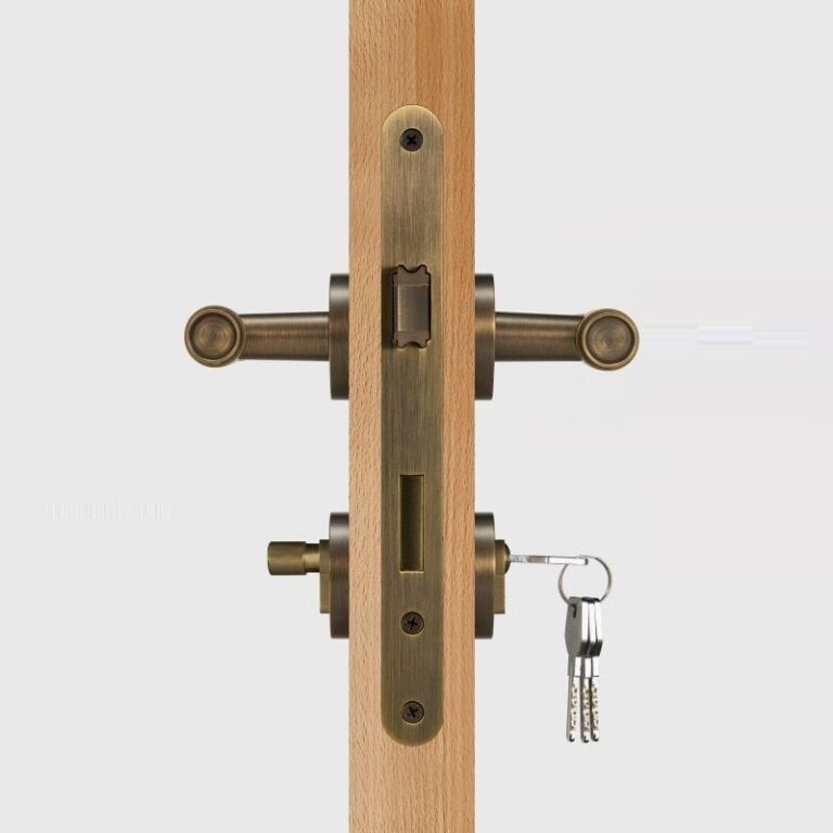 Ottone anticato | A incasso (a chiave)