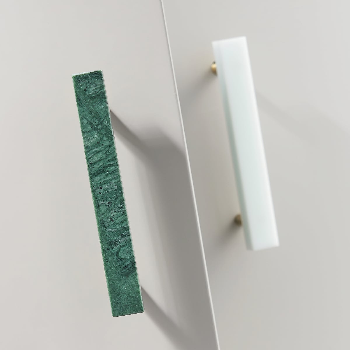 MARMER Solid Marble & Brass Handles
