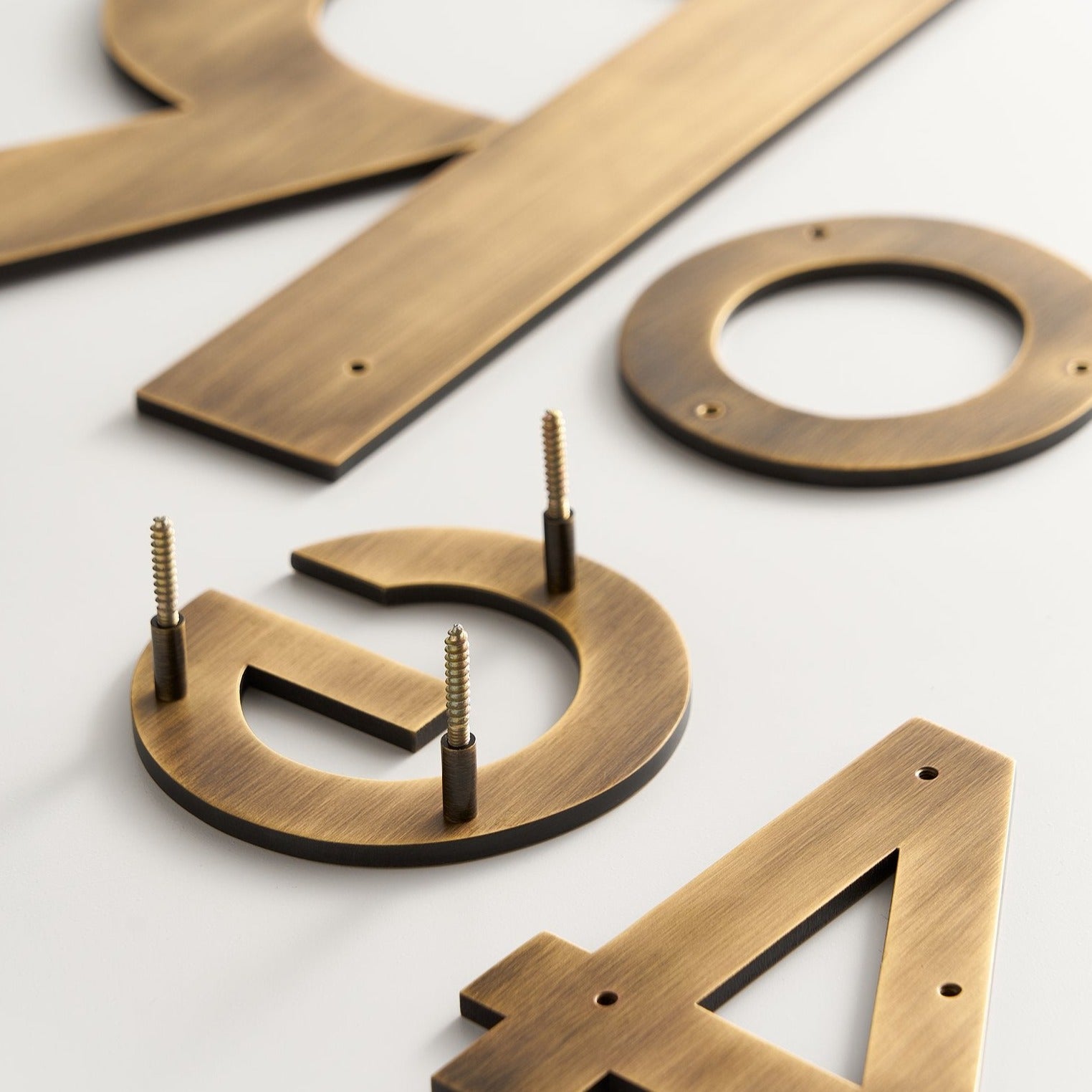 METRO Characters in Antique Brass