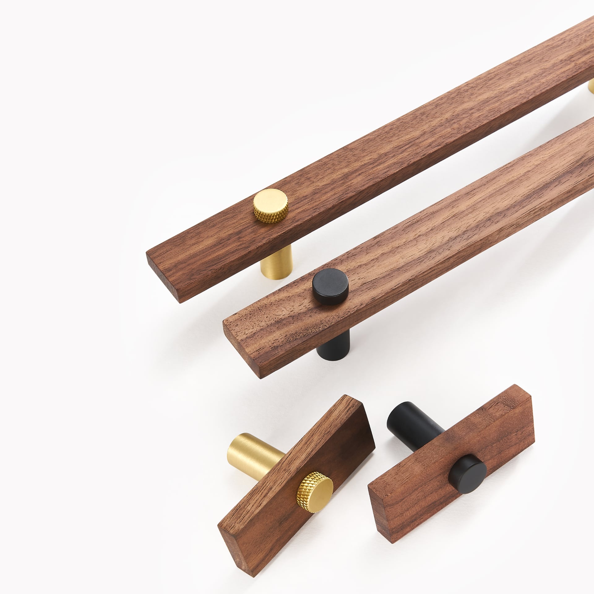 NUX Walnut & Brass Handles