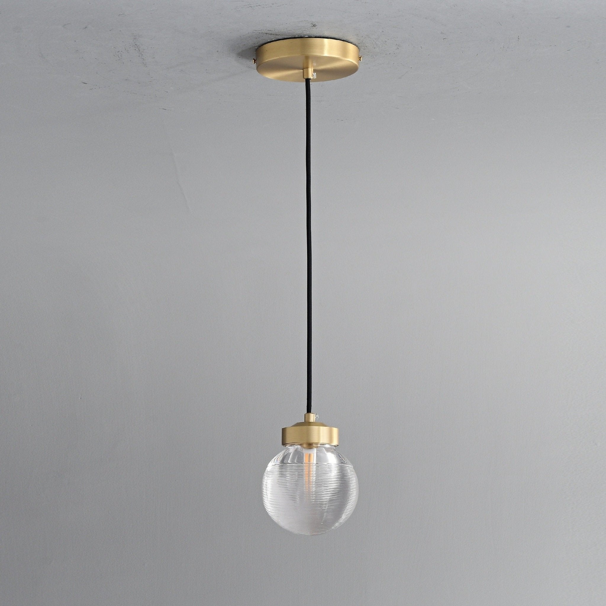 ORBIS Brass Single Pendant