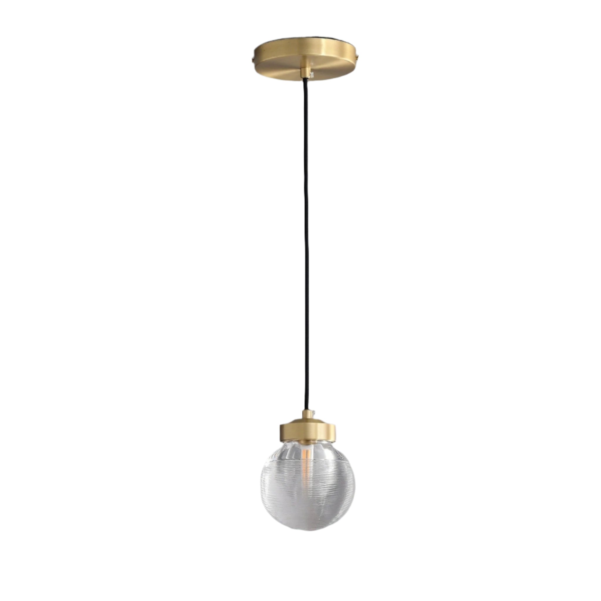ORBIS Brass Single Pendant