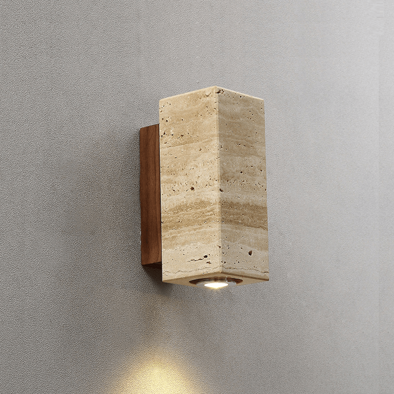 ORIN Stone & Wood Wall Light