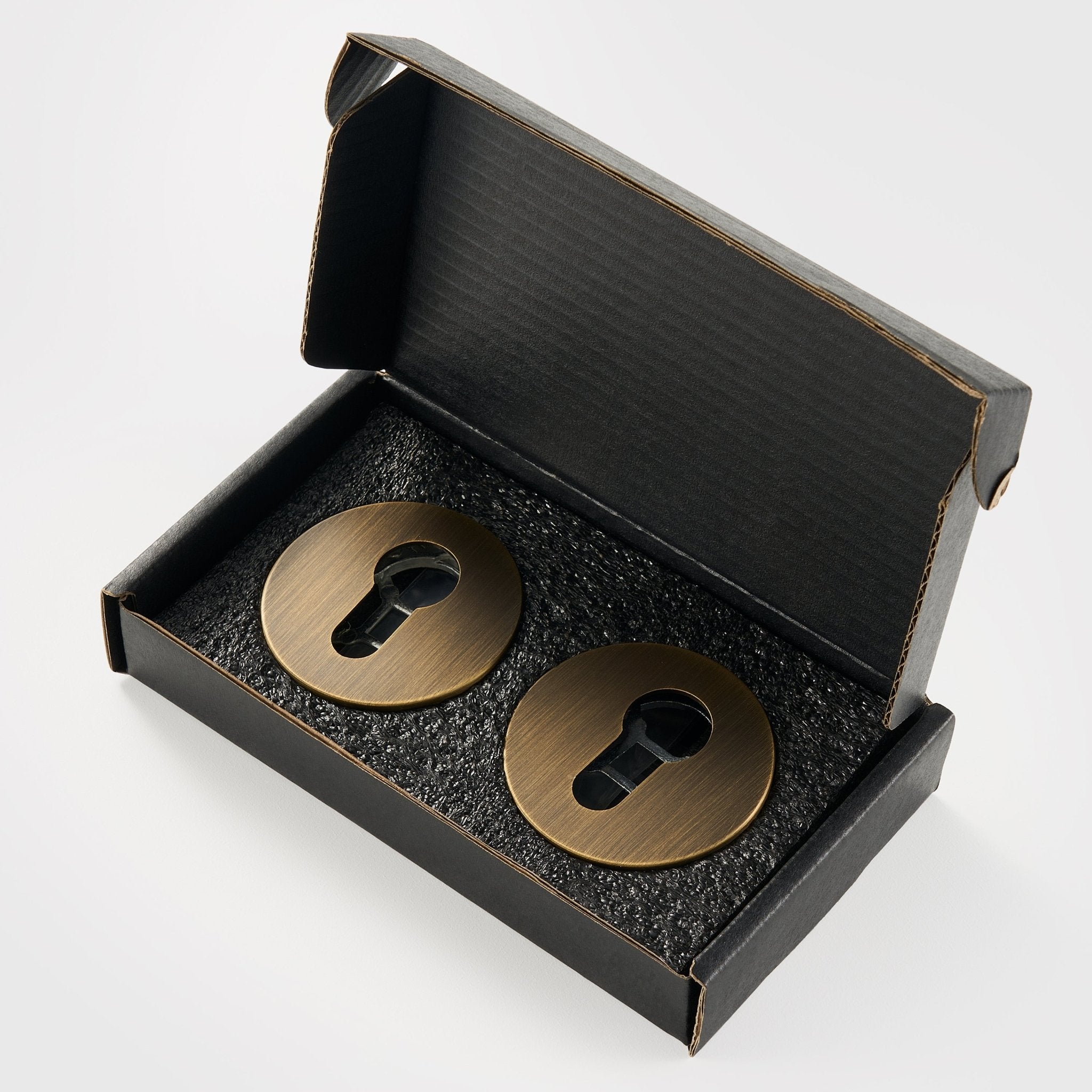 Solid Brass Keyhole Escutcheon